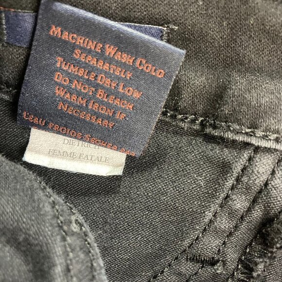 James Jeans Dietrich Thigh High Skinny Jeans 28 Femme Fatal Black Goth REVOLVE - Picture 15 of 16